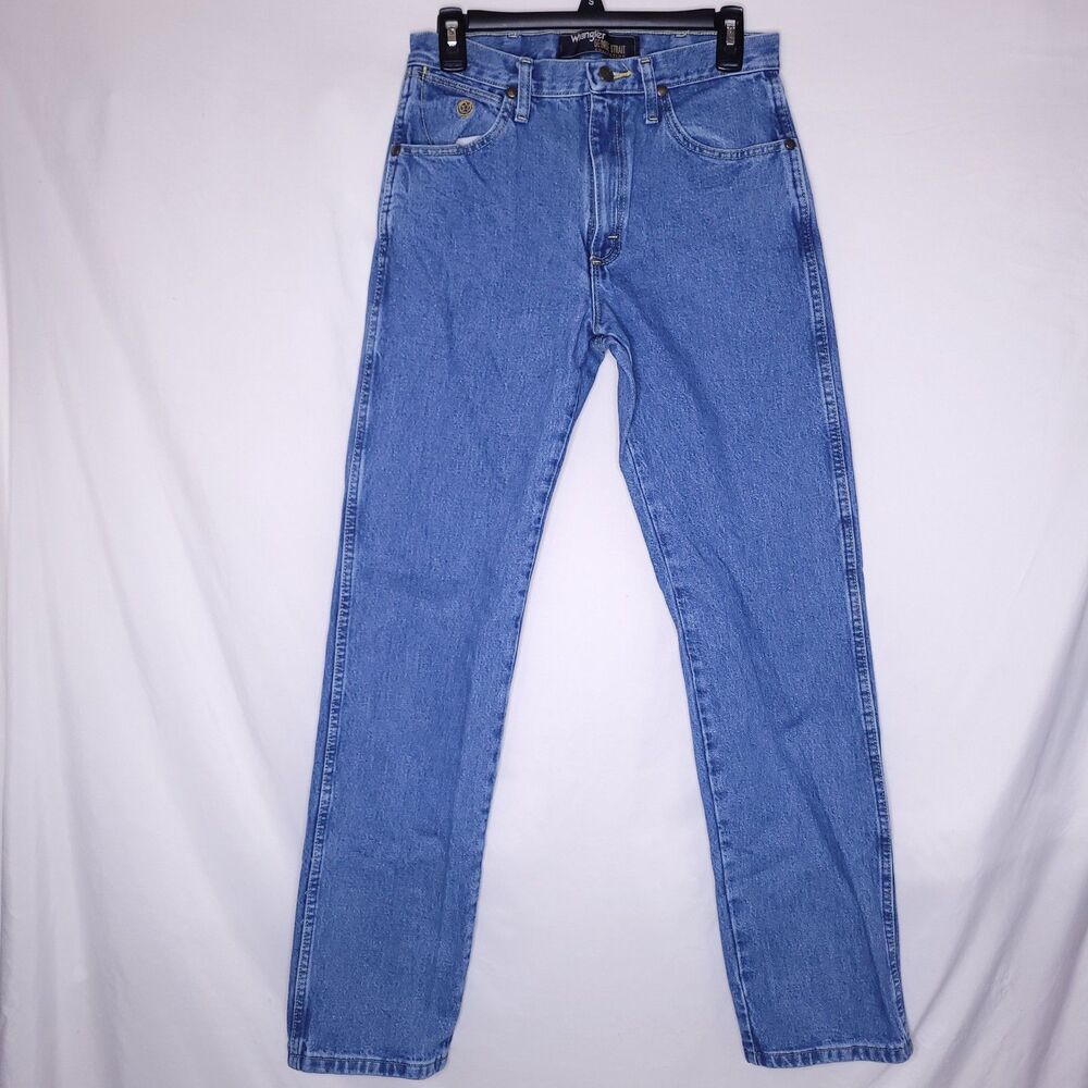 Wrangler George Strait Jeans 29x34 Blue Collection Straight Leg